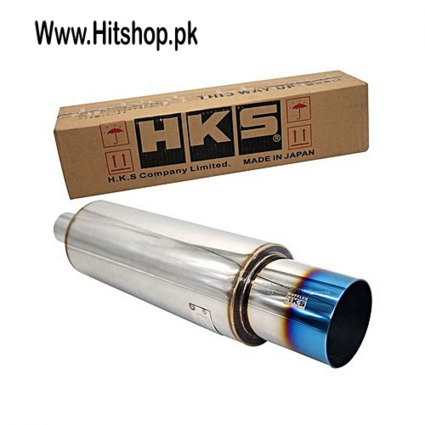 1 HKS Muffler Exhaust Extra Large Silver in Pakistan